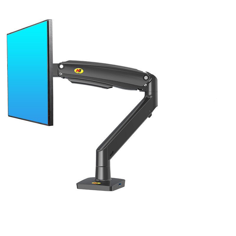 Nb F80 Computer Monitor Stand Desktop Lcd Dual Screen Telescopic Rotating Lifting Desktop Shelf F100A