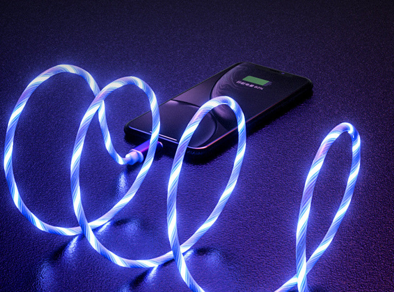 Compatible with Apple , Streamer Data Cable Douyin Luminous Dynamic Mobile Phone Charging Cable