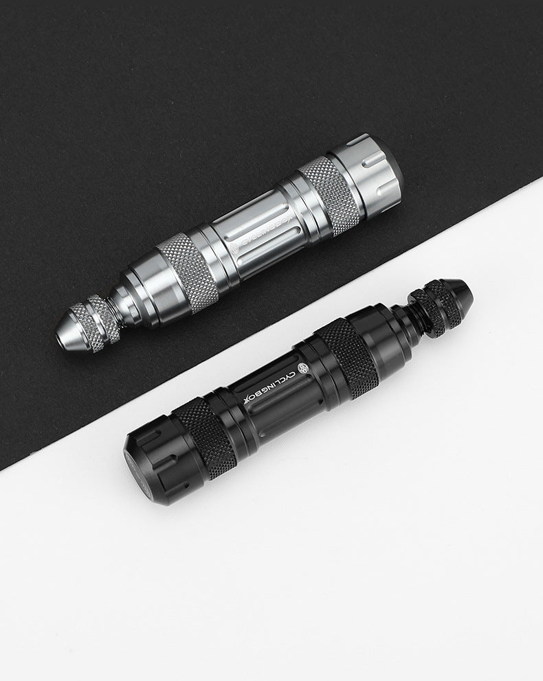 Mountain Bike Vacuum Aluminum Alloy Tire Repair Tool Combination Bicycle Repair Integrated Storage Design Tool