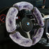 Car Steering Wheel Cover Winter Plush Steering Wheel Cover Korea Diamond Fashion Cute Handle Cover Car Accessories