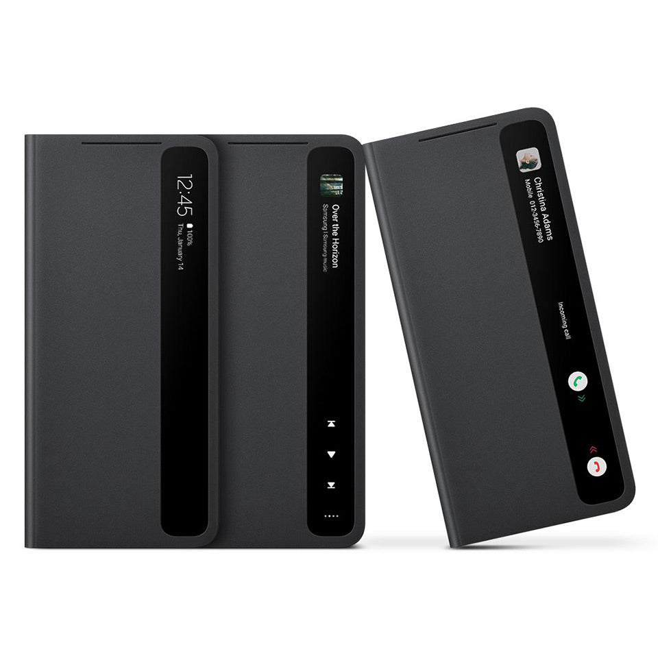 Samsung S21 Ultra Mobile Phone Case Mirror Flip Cover With Spen Stylus Silicone Protective Cover