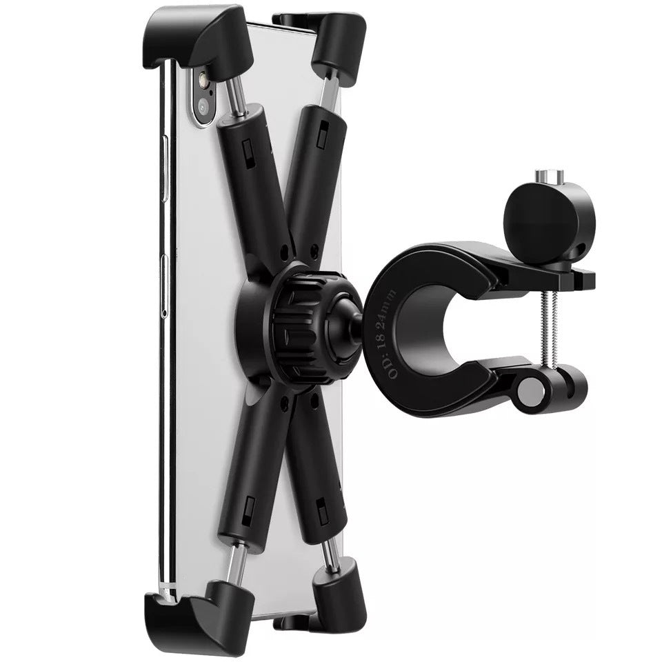 New Motorcycle Mobile Phone Bracket Bicycle Bracket Outdoor Riding Equipment Locomotive Mobile Phone Tablet Bracket