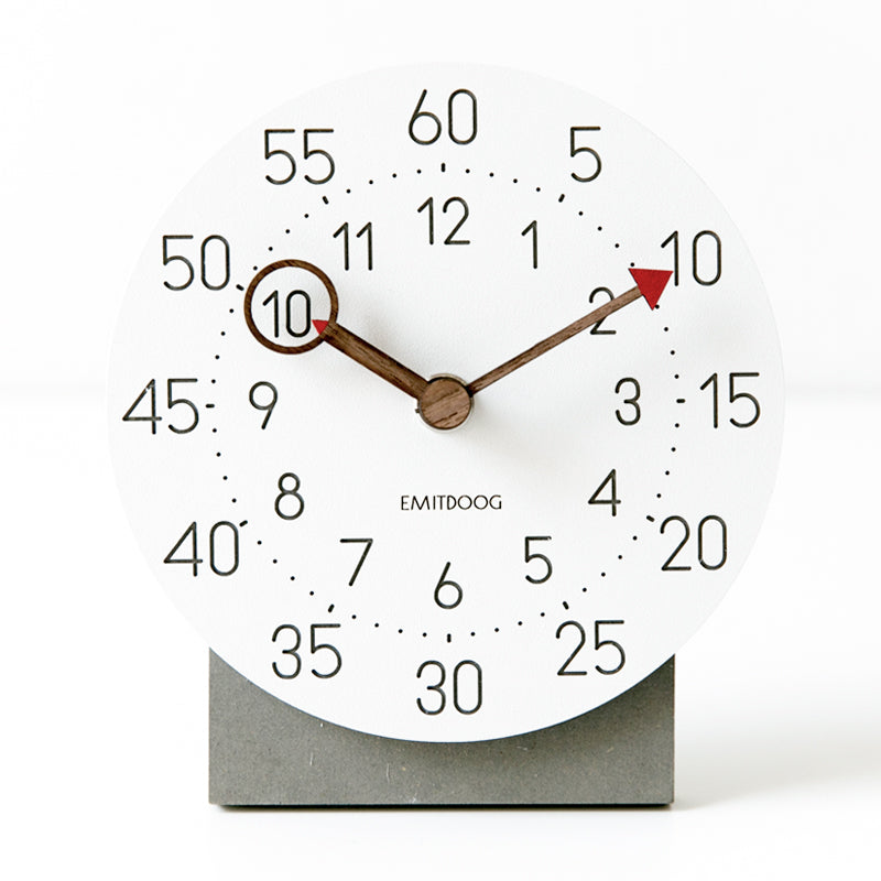 Modern Minimalist Desk Clock Student Children'S Education Desk Clock Personality Creative Ornaments