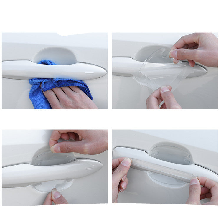 Car Door Handle Stick Bowl Anti-Scratch Protective Paint Protective Film