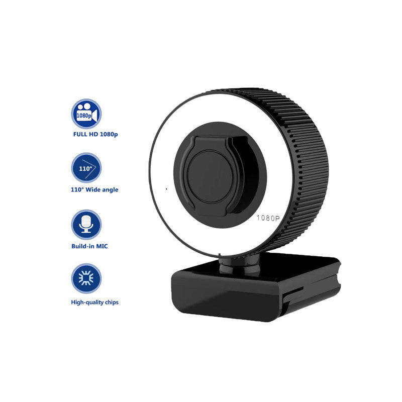 2021 new arrivals Streaming Camera webcam microphone web cam 1080p 2K Autofocus HD Webcam with webcam cover