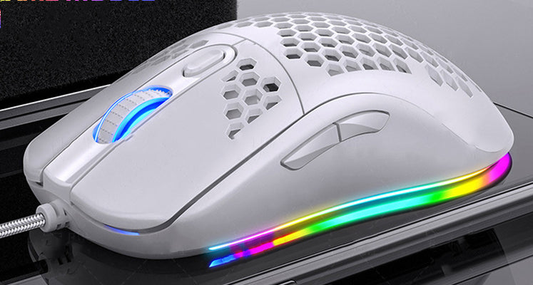 E-Sports Mechanical Wired Gaming Mouse With Rgb Glow
