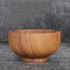 Unpainted And Wax-Free Wooden Bowl