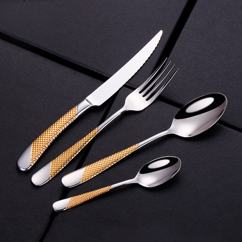 304 sStainless Steel Western Cutlery Four-piece Set