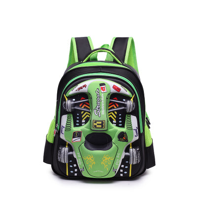 Cross-Border Children'S School Bag 3D Racing Elementary School Students Three-Dimensional Kindergarten Car Cartoon Backpack School Bag