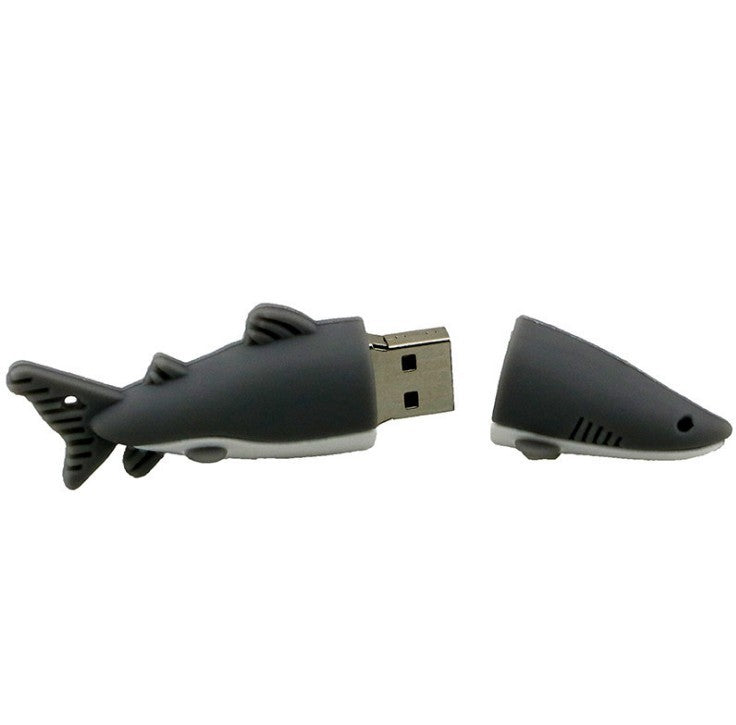 Cartoon Shark USB Flash Drive Creative Simulation Animation USB Flash Drive 8g16g Marine Animals