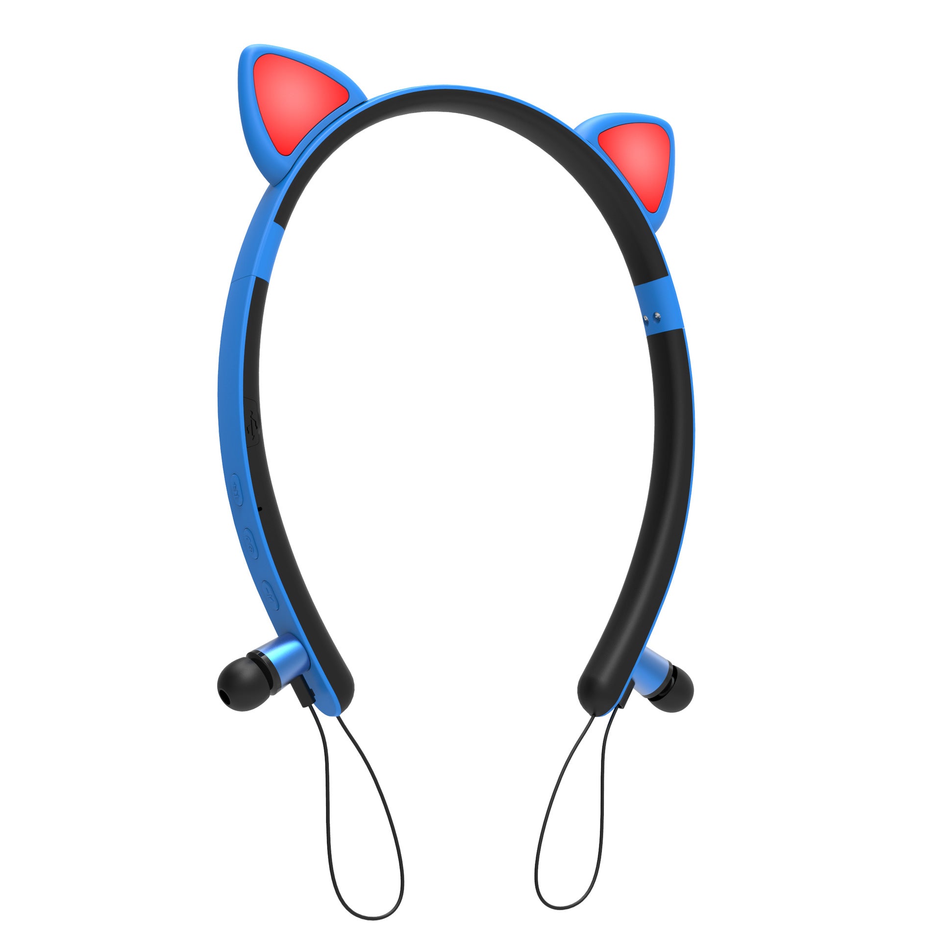 LED Glowing True Wireless Bluetooth Headphones Auriculares Cartoon Girl Headband Cat Ear Headset With Microphone For All Phones