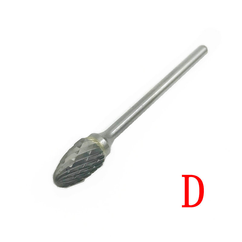Factory Wholesale Cemented Carbide Rotary File Tungsten Steel Grinding Head Alloy Metal Wood Mold Engraving