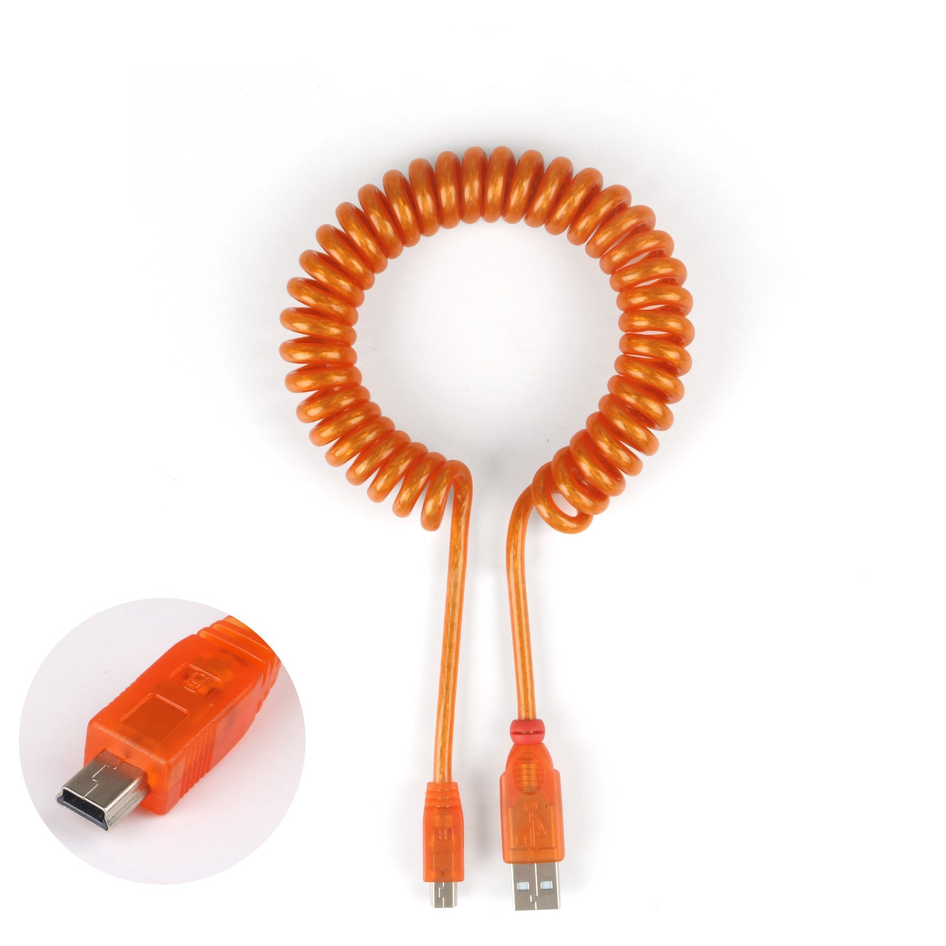 USB Spiral Mechanical Keyboard Data Cable