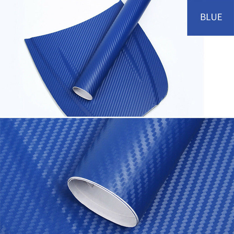 Carbon Fiber Vinyl Foil Film Car Wrap Roll Sticker Decal Black DIY Waterproof All Weather Adhesive Tape Car Styling