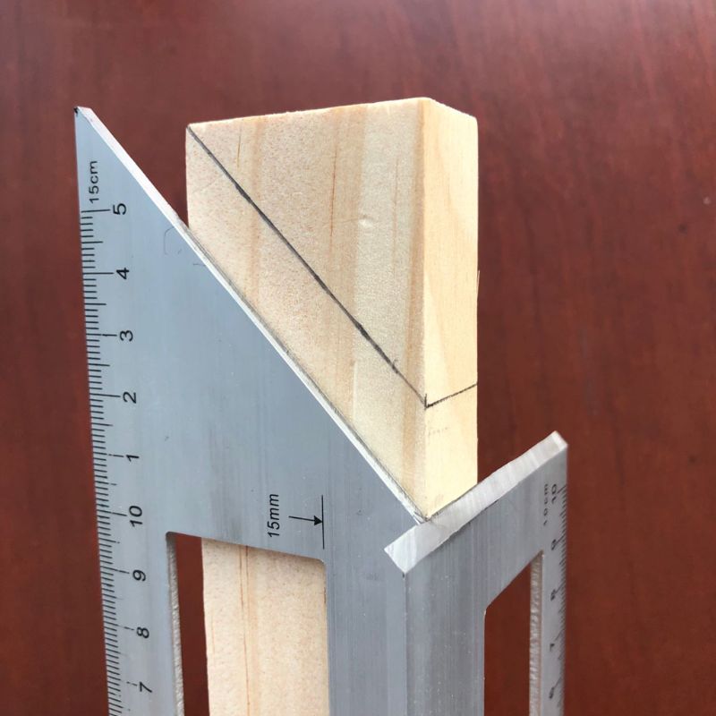 Multifunctional Angle Ruler 45 90 Degree Aluminum Alloy Accu