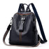 Soft Leather Female Bag Retro Travel Backpack