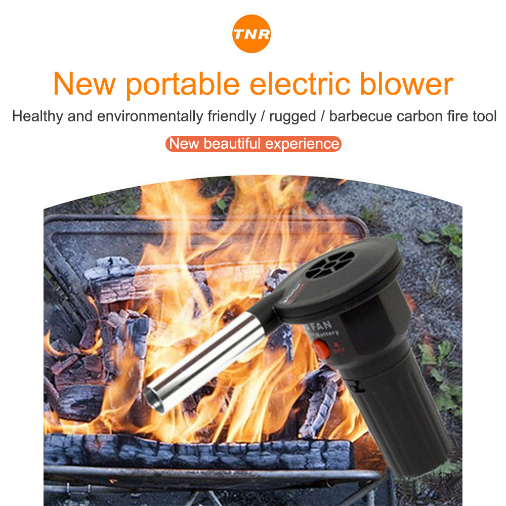 BBQ Fan Air Blowers Handheld Electric Bentilator Bellows For Barbecue Outdoor Camping Picnic