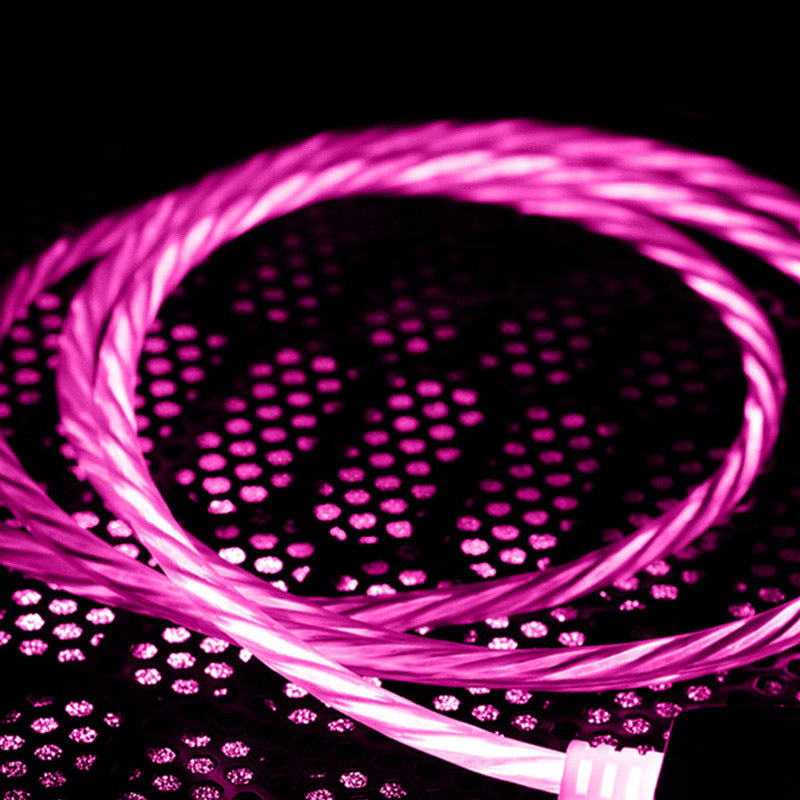 Streamer Data Cable Fast Charging Luminous Streamer Mobile Phone Charging Cable