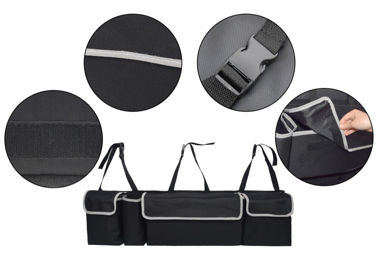 Gray Edging Long Car Storage Bag PE Board