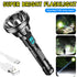 Plastic Bright Flashlight USB Charging Led Super Bright Long Shot