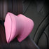 Car Headrest Lumbar Support Set, Car Synthetic Fiber Headrest Neck Pillow Type