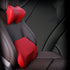 Car Headrest Lumbar Support Set, Car Synthetic Fiber Headrest Neck Pillow Type