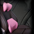 Car Headrest Lumbar Support Set, Car Synthetic Fiber Headrest Neck Pillow Type
