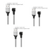 Compatible with Apple , Magnetic USB Cable Fast Charging Micro USB Type C Data Wire Cord Magnet Charger Mobile Phone Cable