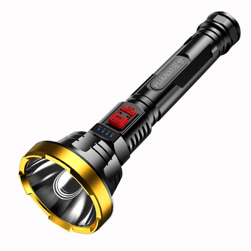 LED Flashlight Tactical Light Torch USB Rechargeable Super Bright Light