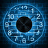 Factory Customized Arabic Numerals Transparent Acrylic Wall Clock