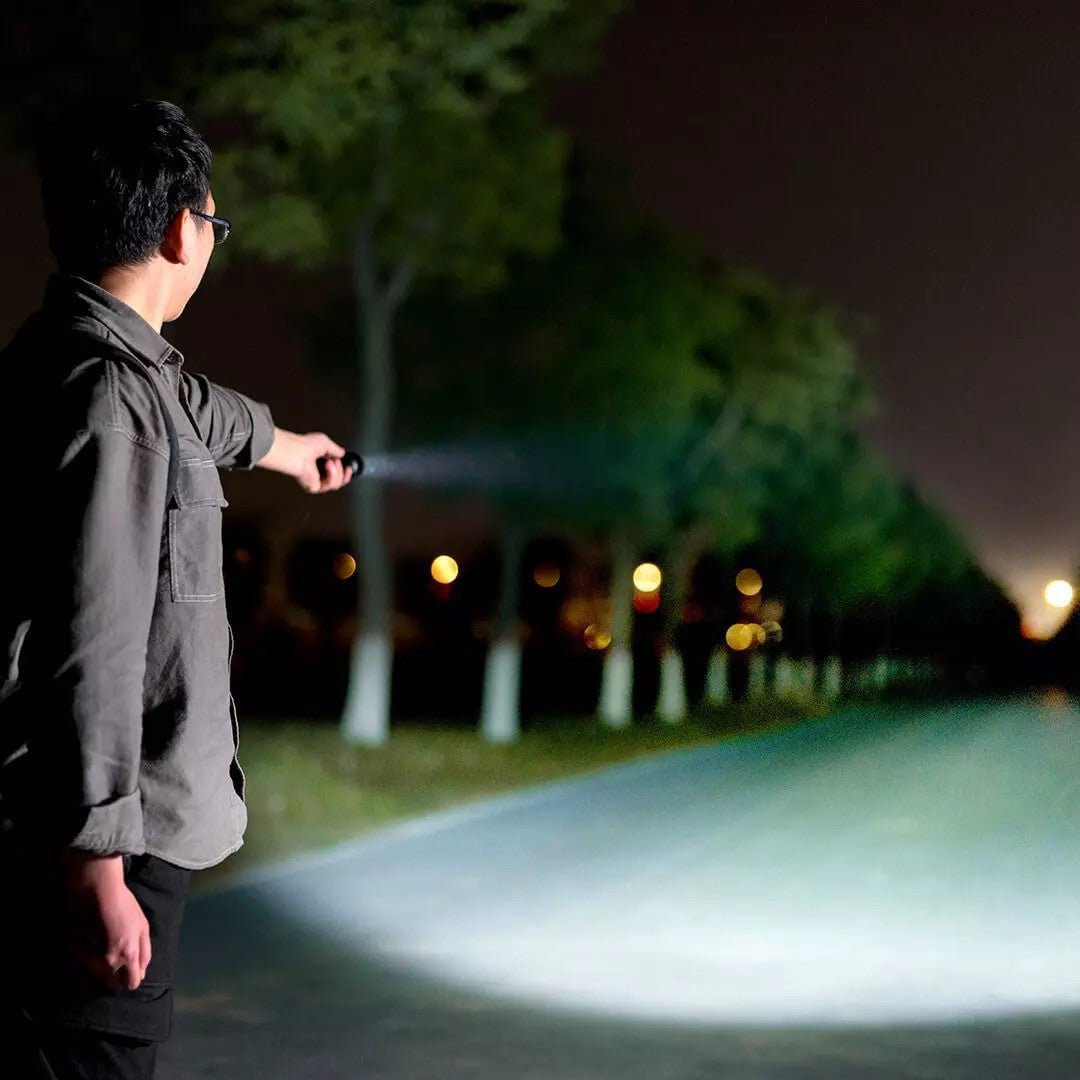 Rechargeable Flashlight Portable Searchlight With Long Battery Life