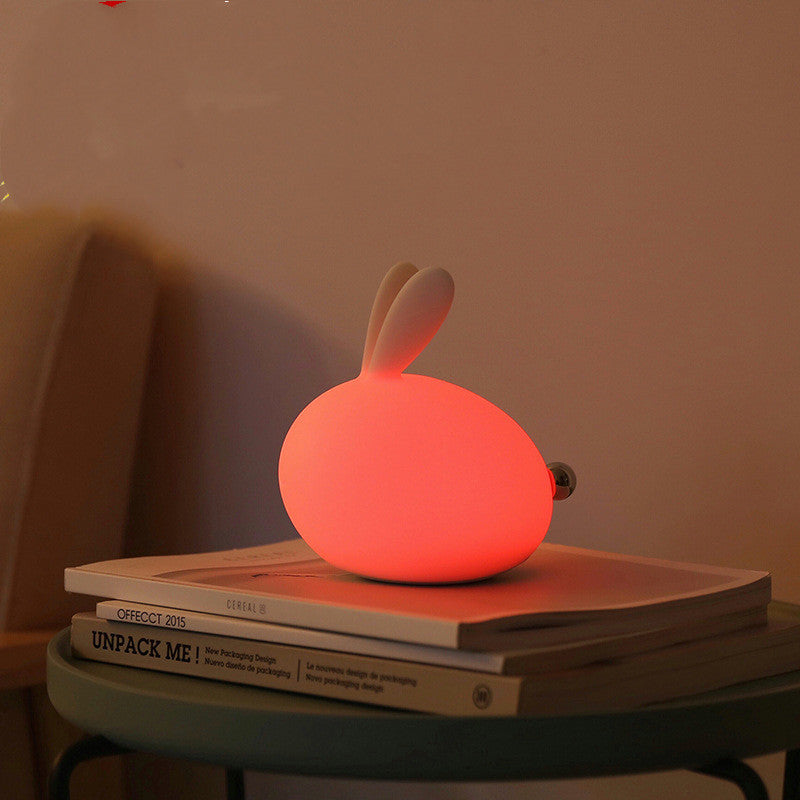 Lamp Rabbit Charging Environmental Friendly Soft Silicone USB Eye Care Night Light Cute Child Bedside Table