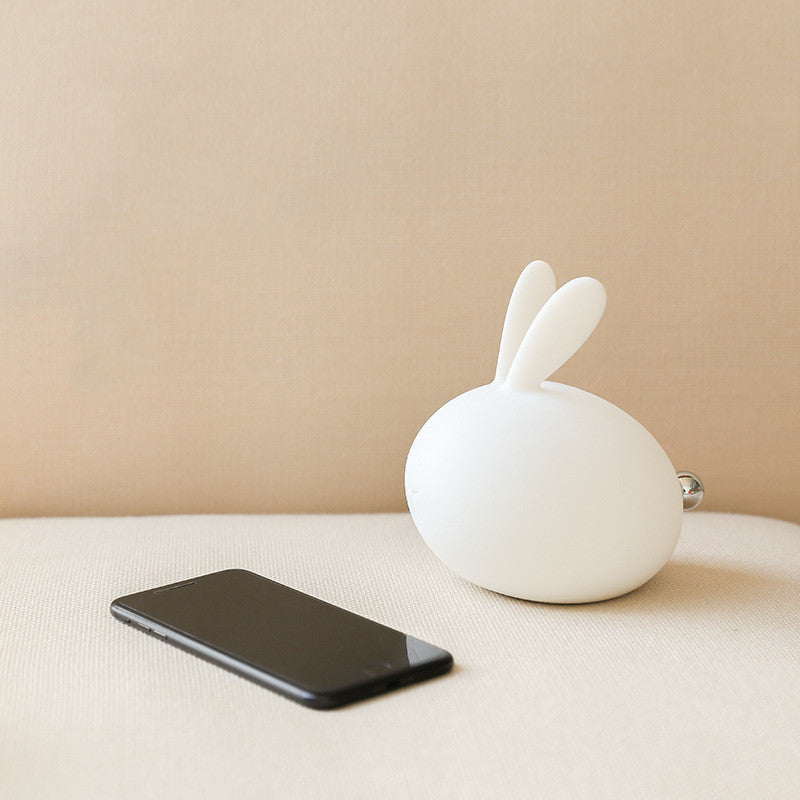 Lamp Rabbit Charging Environmental Friendly Soft Silicone USB Eye Care Night Light Cute Child Bedside Table
