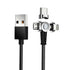 Magnetic three-in-one data cable