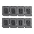 Backpacker Card Storage Case Box with 8 TF to Full-sized Memory Card Adapter