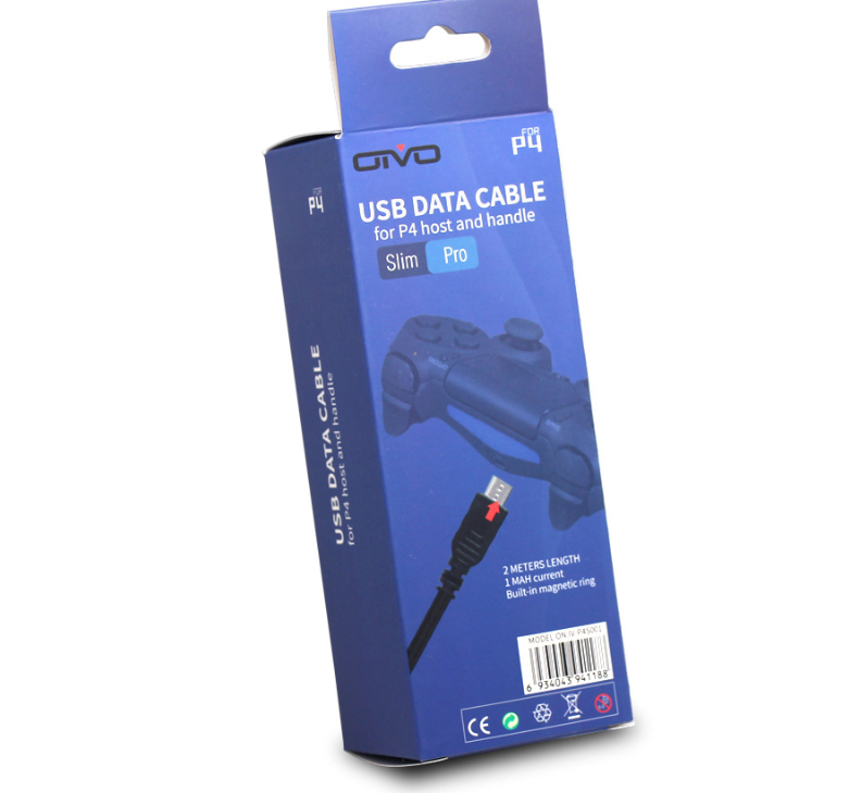 PS4 wireless game controller USB charging cable