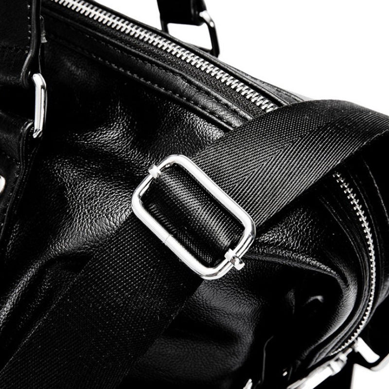 Men's waterproof leather handbag