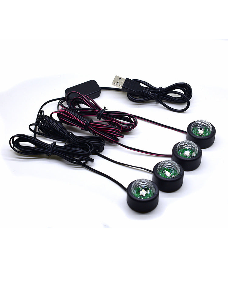 Car led foot sole atmosphere light