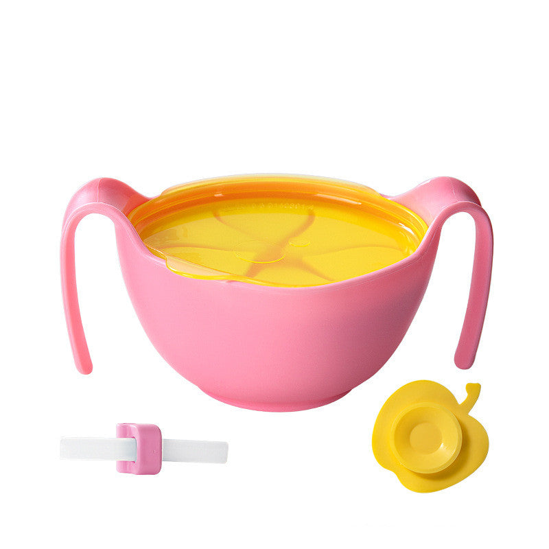 Baby soup straw bowl