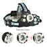XANES 2409-B 1700LM Telescopic Zoom 18650 USB Rechargeable 5 Modes Headlamp with SOS Help Whistle