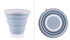 Silicone folding cup