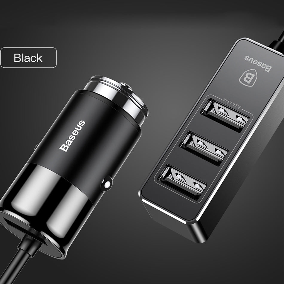 Multi-function belt line car mobile phone charger