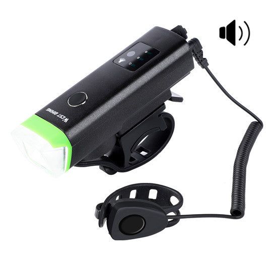 Bicycle headlight sensor light