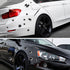 Car scratch simulation bullet hole crack sticker