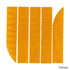 Car Trunk Reflective Trim Strip Night Strong Reflective Stickers