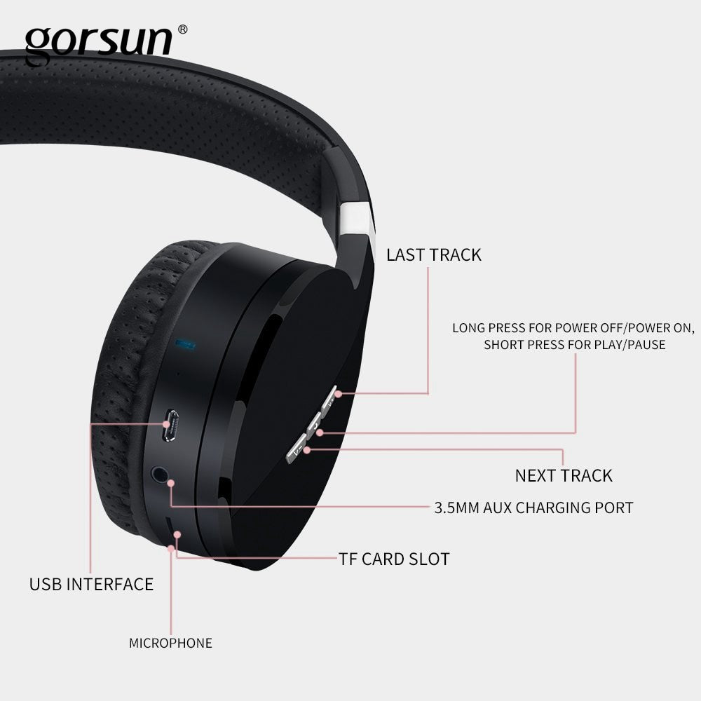 E88a Bluetooth headset wireless folding stereo