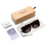 Wooden Polarized Sunglasses Mens Womens Square Glasses Bamboo Wood Glasses w/ Box