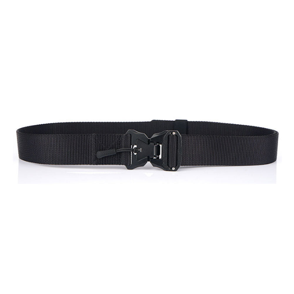 AWMN 125cm Free Punch Magnetic + Elastic Buckle Tactical Belt Quick Release Nylon Wistand