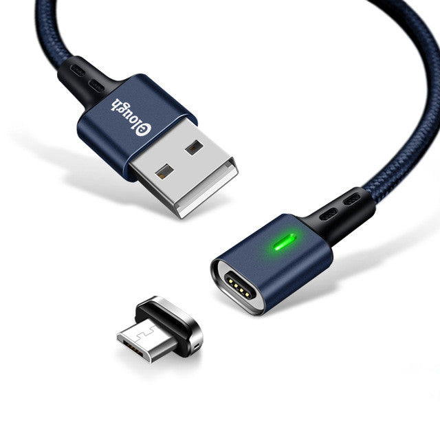 Elough Estar Magnetic 3A Fast Charging Micro USB Data Cable for Samsung Xiaomi