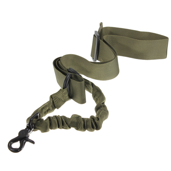 Outdooors Tactical Belt Adjustable Bungee Sling Elastic BelT-strap Rope Cord With Buckle 